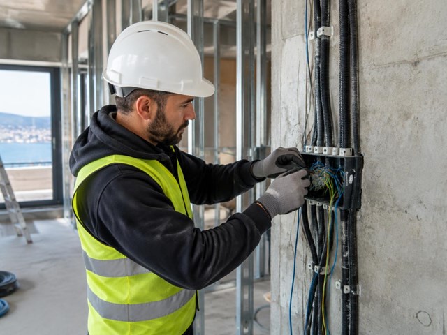 Así ejecutamos el montaje e instalación eléctrica de edificios residenciales en Vigo